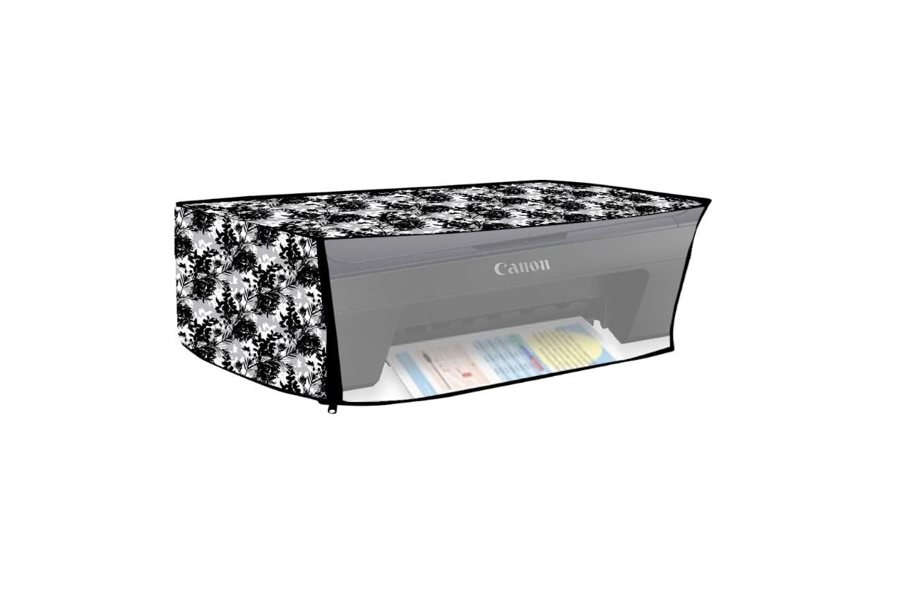 HomeStore-YEP Printer Cover Compatible for Canon Pixma E470 | E477 Printer with Zipper for Dust Protection ( Black Color) (B0BSMFLHXC) Amazon Price History, Amazon Price Tracker