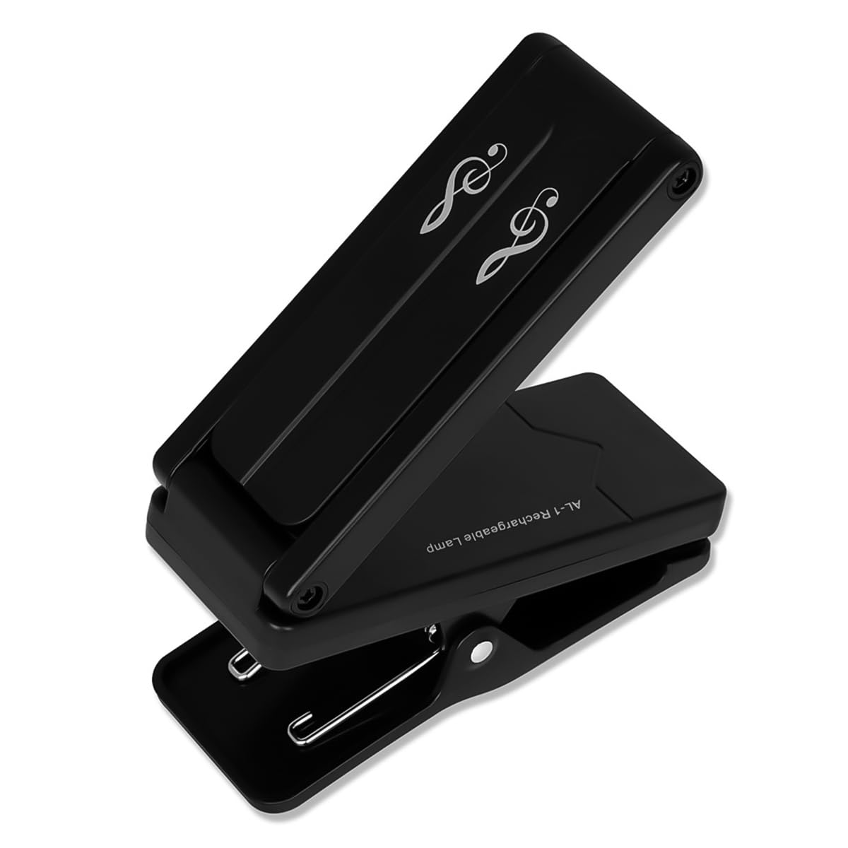 Tiardey Rechargeable Clip-On Music Stand Light - Black Plastic - 2 Modes - LED - Foldable - USB Charging - Image 2