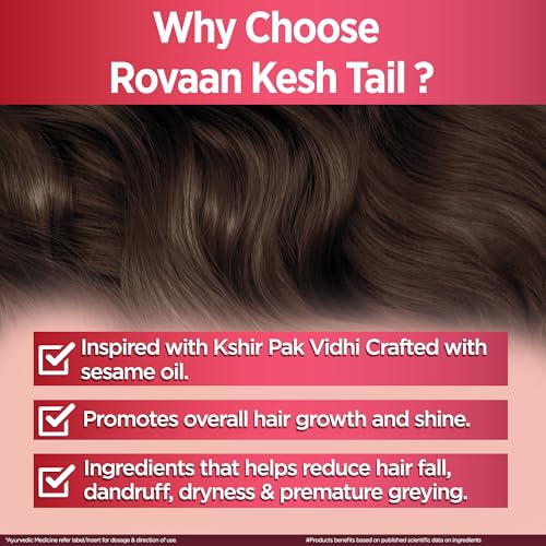 Image of Multani Rovaan Kesh Tail | Goodness Of Bhringraj | Helps In Hair Care, Growth, Premature Greying 100 Ml