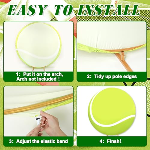 Funda redonda de fondo tenis 6.5 ft para fotografía miniatura 4