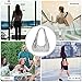 Afashor Womens Metallic Evening Bag Cute Hobo Handbag Fashion Shiny Moon-shaped Shoulder Purse (Black)