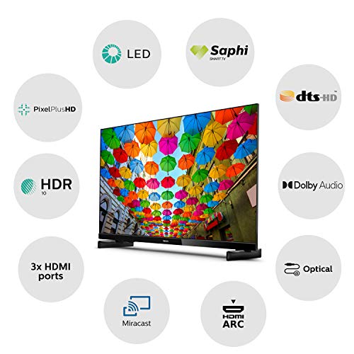 Image of Philips 80 cm (32 inches) Pixel Precise HD Series HD Ready LED Smart TV 32PHT6815 /94 (Black)
