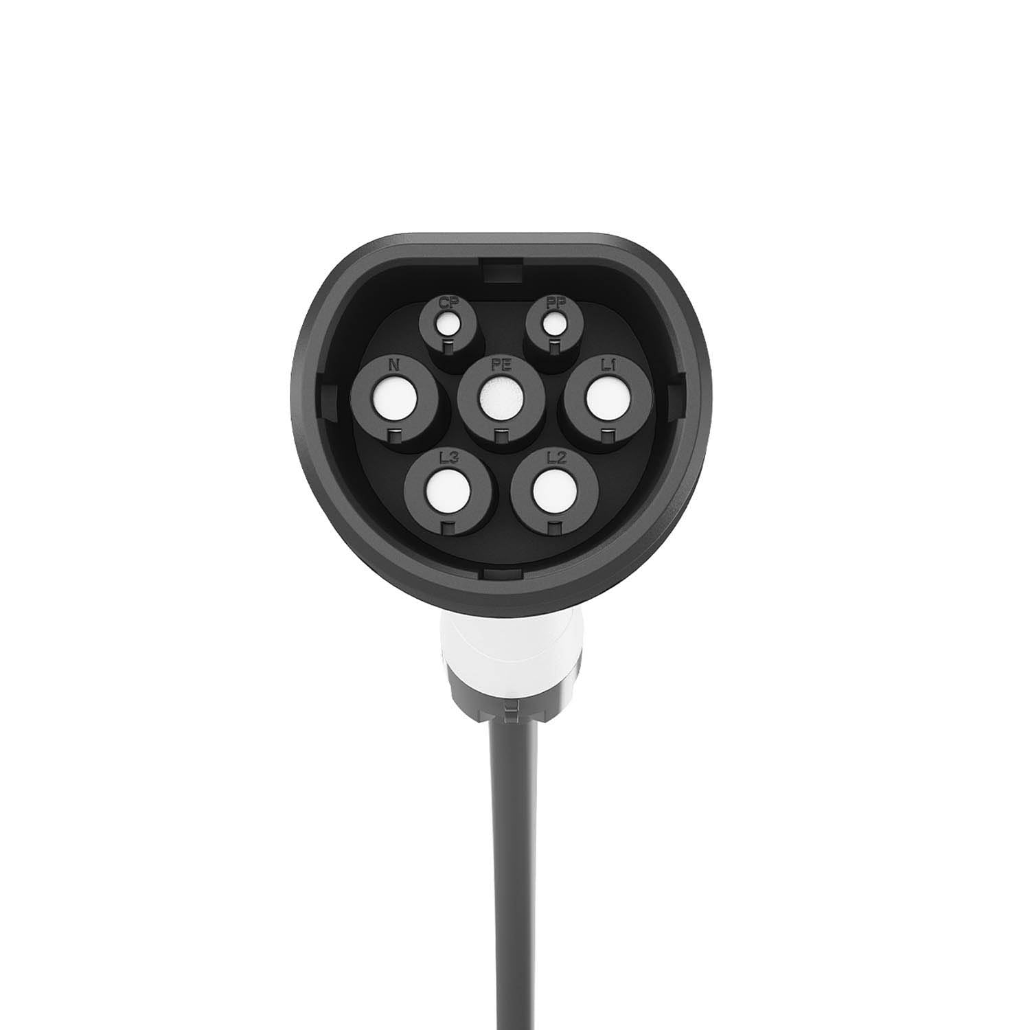 Energenie EV-Ladekabel 11 kW 16 A 3-phasig, 4 m | Mennekes Typ 2 Stecker auf Kupplung | IP67 Spritzwassergeschützt
