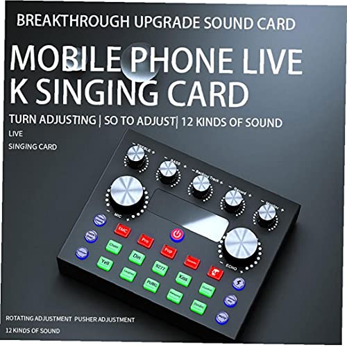 RRunzfon BM800 Kondensator-Mikrofon-Kit V8 Soundkartenmikrofon-Kondensator-Set für Streaming, K-Song-Mikrofongeräte – Bild 7