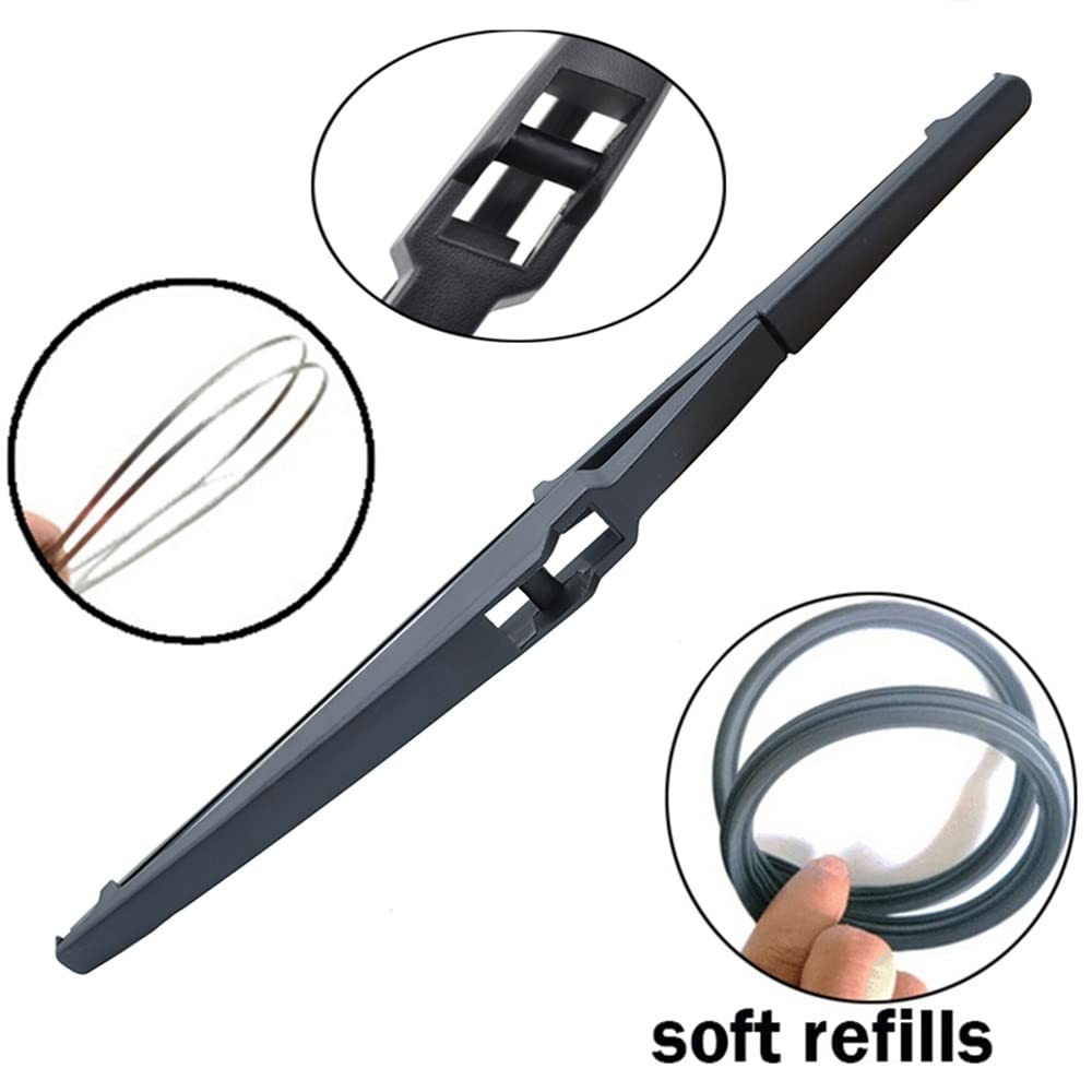 Kit di spazzole tergicristallo Anteriori e Posteriori per Dodge Journey 2008-2020, Parabrezza, finestrini, Auto, 24" 18" 12"