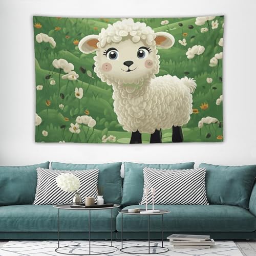 Tapisserie Mouton Vintage pour un Salon ou un Dortoir Cosy