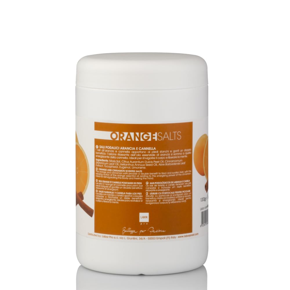 Sali podalici da bagno profumazione ARANCIA e CANNELLA 1KG