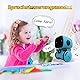 REMOKING Intelligent Roboter Kinder Spielzeug, Interaktives Roboter Lernspielzeug, Geschenke für Jungen Mädchen, Touch-Steuerung, Sprachsteuerung, Sprachaufnahme, Nachsprechen, Tanzen, Musik (Blau)