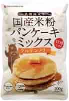 Amazon | 波里 国産米粉パンケーキミックス 砂糖不使用 200g 1袋