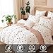 Bildenly Heart Duvet Cover Set Queen Size Red Pink Hearts Bedding Set with 2 Pillowcases 3Pcs Kids Cute Kawaii Heart-Shaped Pattern Reversible Soft Microfiber Comforter Cover for Girls Women