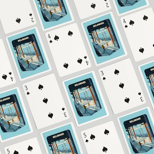 Lantern Press Delaware, 52 Cartas de Póker para Adultos miniatura 4