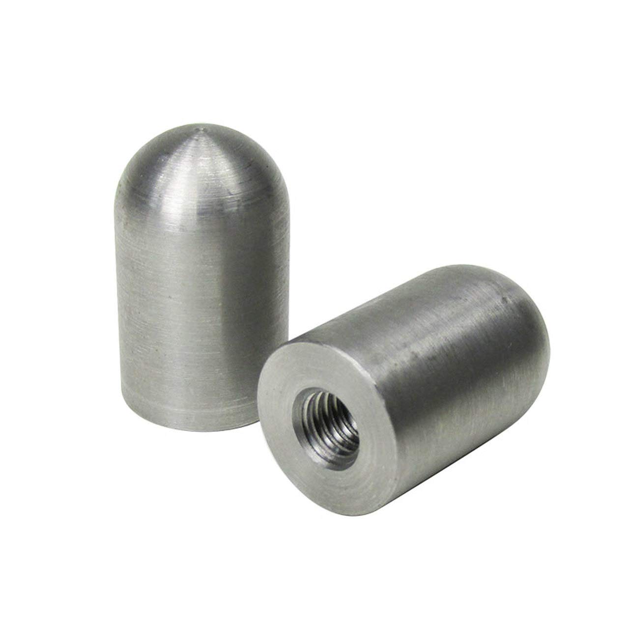 1/4"-20 Weld-In Threaded Bungs - Mild Steel, 3 Sizes