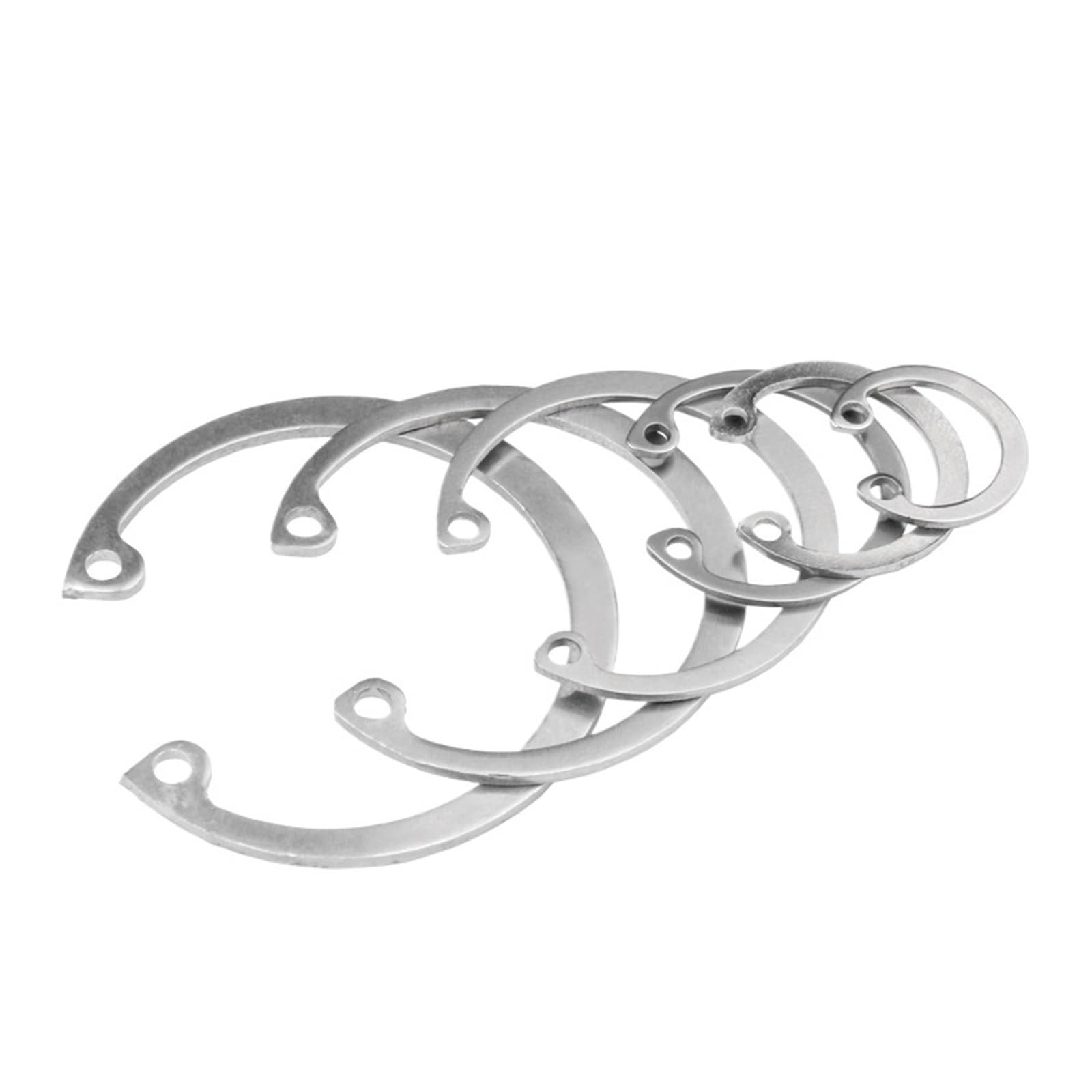10 Stück Achsklemmen Edelstahl 304 - Sicherungsringe Typ C Ø17mm