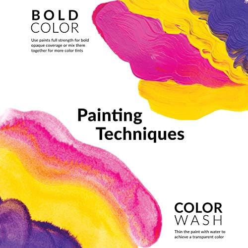Royal & Langnickel 120ml Essentials Tubes Acrylic Paint - 36 Colours (Cadmium Yellow - RAA 108)