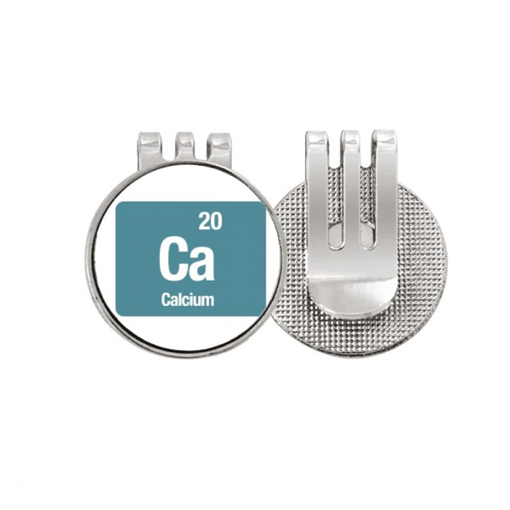 Clip marqueur de balle golf Ca Calcium émail pour le green du week-end