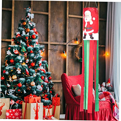 Drapeau de manche à air de Noël décoration e à vent festive lot de 3