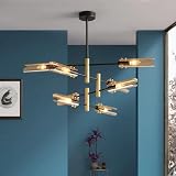 Questi lampadari non solo illuminano lo spazio ma aggiungono anche un bellissimo tocco decorativo. Design unico; questo rende la decorazione del tuo lampadario non facilmente obsoleta.