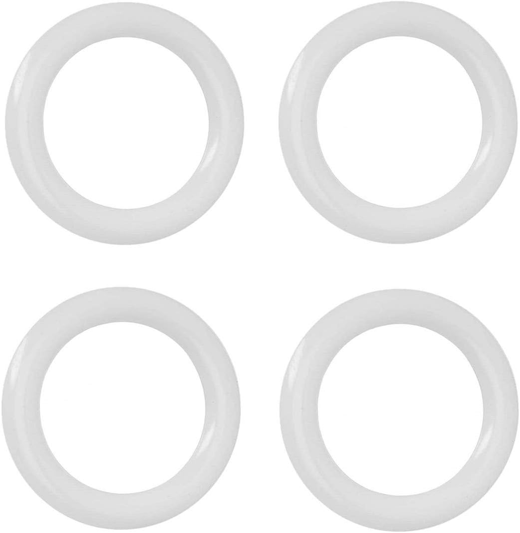 10pcs Curtain Clips Rings 2" Plastic O Rings DIY Crochet