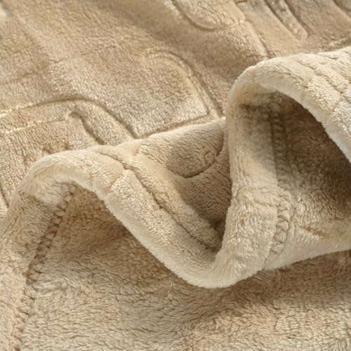 Image of BORITAR Baby Blanket for Boys Girls Ultra Soft Fleece Warm and Lightweight Animal Blankets for Infant Toddler Newborn, 30x40 Inch, Brown