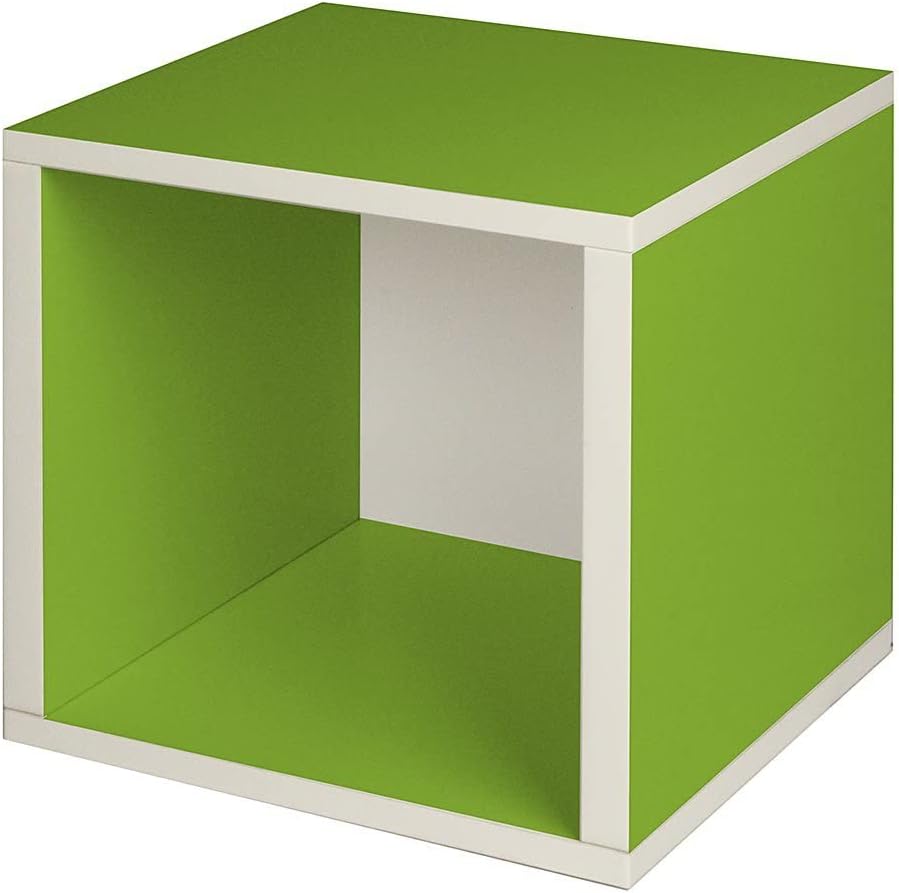 Way Basics BS285340320GN Eco Stackable Storage Cube and Cubby
