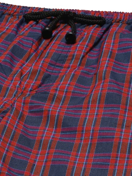 Image of SOJANYA (Since 1958 Men's Cotton Checked Nightsuit Set