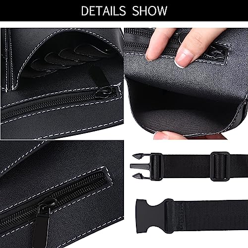 ieron Professional Scissor Bag, Beauty Hairdressing Pouch Barber Leather Waist Pouch, Salon Shoulder Organizer Kit Grooming Hair Stylist Scissor Holder Tool Bag 3 ieron Professional Scissor Bag, Beauty Hairdressing Pouch Barber Leather Waist Pouch, Salon Shoulder Organizer Kit Grooming Hair Stylist Scissor Holder Tool Bag - Image 3