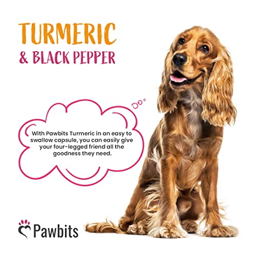 180 Turmeric for Dogs with Active Bioperine Black Pepper | Natural Premium Turmeric Curcumin Capsules suitable for Cats, Horses & Pets Powerful Antioxidant Supplement for Hip & Joints - Image 6
