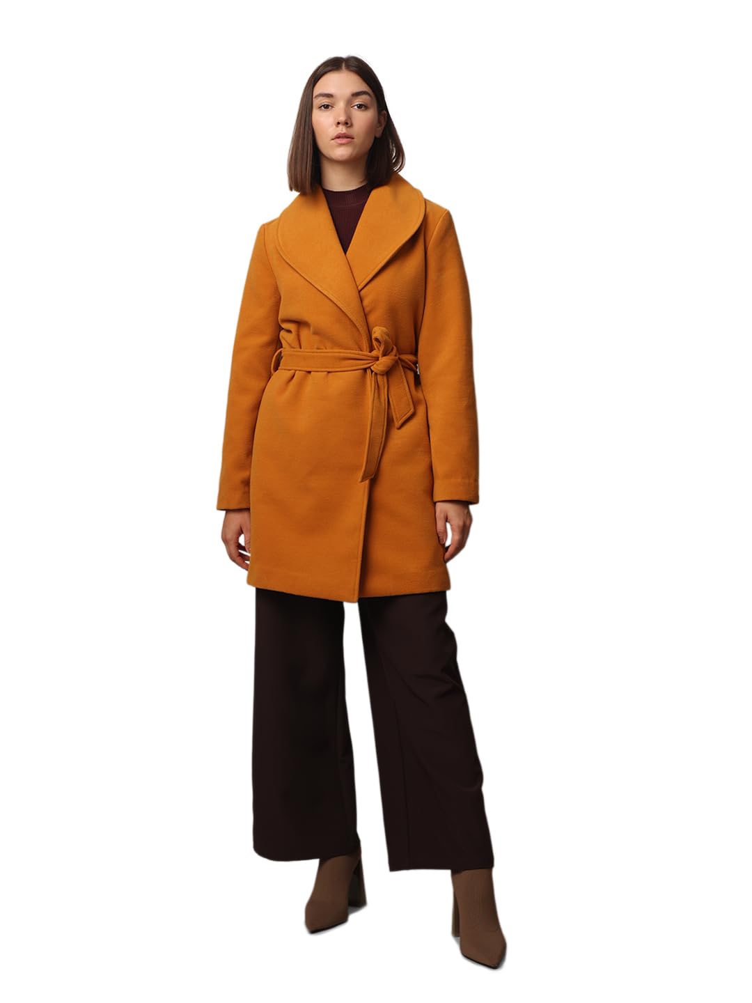 only Women's Polyester Blend Casual Style Coat-picture-53