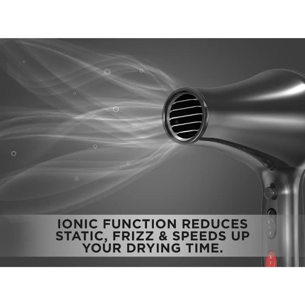 Wahl Pro Slim Style Trockner, Haartrockner für Frauen 2000 Watt, Ionenfunktion, reduziert statische und Frizz, Turmalin beschichtetes Gitter, Cool Shot Taste, 3 Heiz- und 2 Geschwindigkeitsstufen,