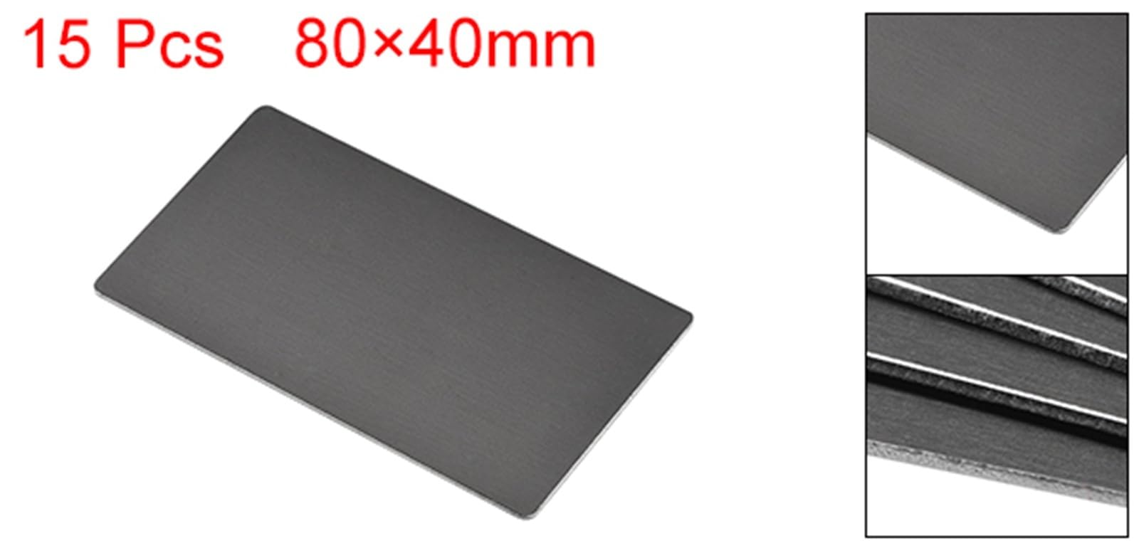 Anodowana aluminiowa pusta płytka na karty