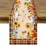 gxgm thanksgiving tovaglia, cucina, tavolo da pranzo, decorazione per interni, vacanze, feste, 35x180 cm