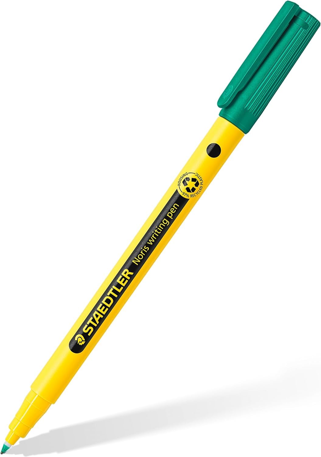 STAEDTLER 307 Noris Writing Pen - Handwriting Pens - 0.6mm Line Width - Ideal for School Work, Office, etc (Green) - Image 3