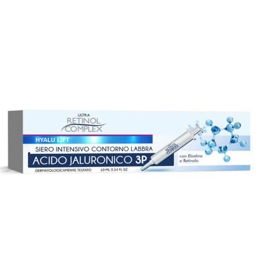 SIERO INTENSIVO CONTORNO LABBRA ACIDO JALURONICO 3P RETINOL COMPLEX LIFT 3P 10ML