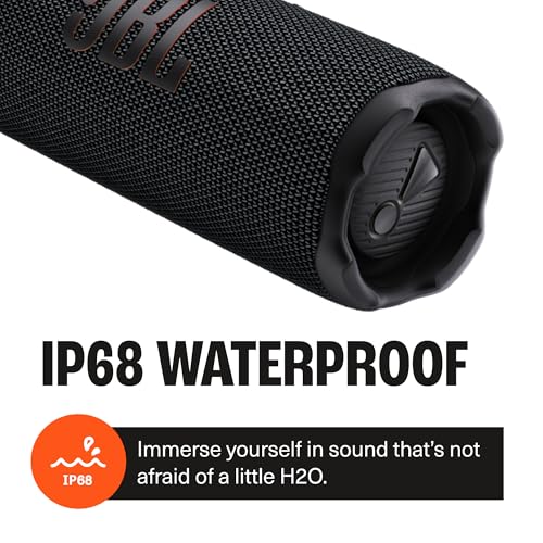 Image of JBL Flip 7 (Black) + Bundle with USB-C Braided Cable