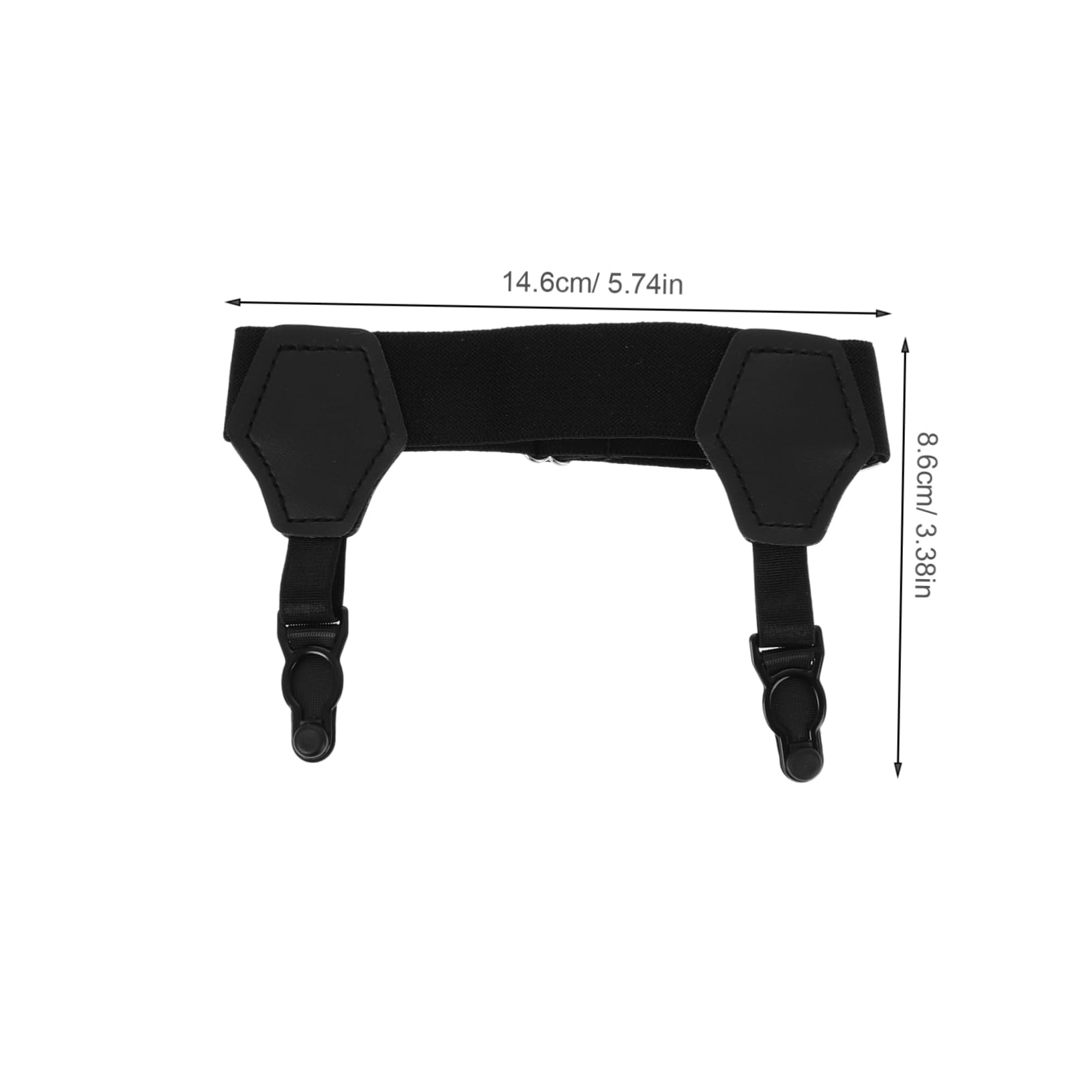 Didiseaon Secure Fit Sock Garters for Men Garter Belts Wrinkle Prevention Clips Multipurpose Use for Sports Business Casual