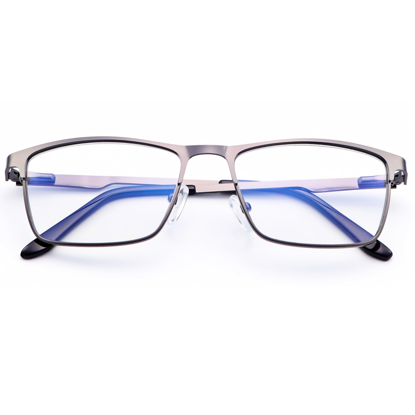 YIMI Mens Blue Light Glasses Men Computer Gaming BlueLight Blocking Glasses Metal Anti Eyestrain Clear Lens Eye Protection