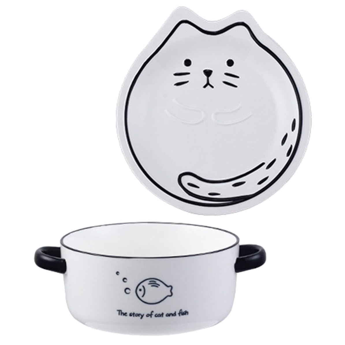 Tazón de Ramen de Cerámica Atractivo y Resistente de 800ml para Cocina, Apto para Lavavajillas, Adecuado para Almacenar Sopa y Fiestas en Casa