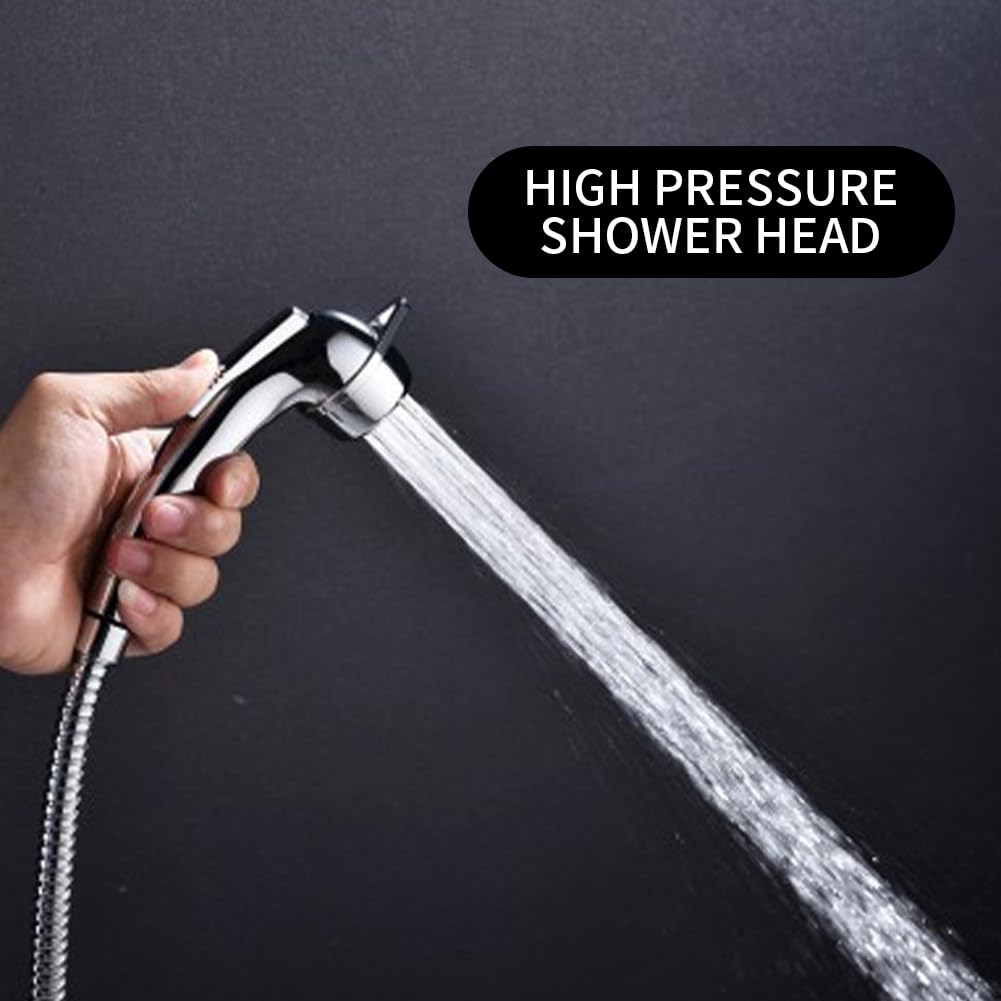 Pommeau De Douche à Haute Pression, Pommeau De Douche Universel à Gâchette En Chrome Pour Baignoires, Salons De Coiffure, Nettoyage D'animaux Domestiques