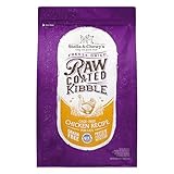 Stella & Chewy's Raw Coated Cat Food - High Protein, Grain-Free Kibble with Cage-Free Chicken - Premium Digestive Support with Probiotics - Natural Small Kibble - Perfect For Picky Eaters - 5 lb Bag