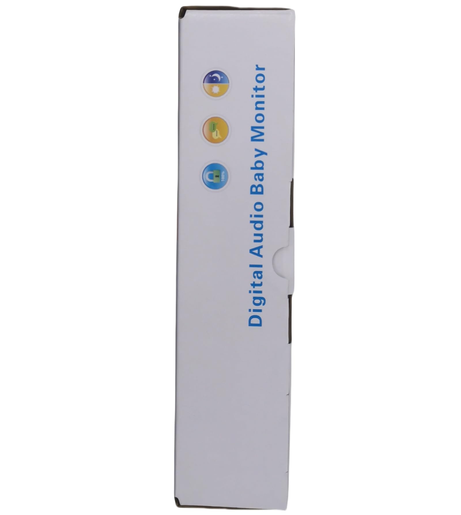 EMEBAY – monitor audio dla niemowląt, 2,4 GHz cyfrowy dźwięk i dźwięk niania niania zasilany adapterem AC lub bateriami AAA (brak w zestawie)