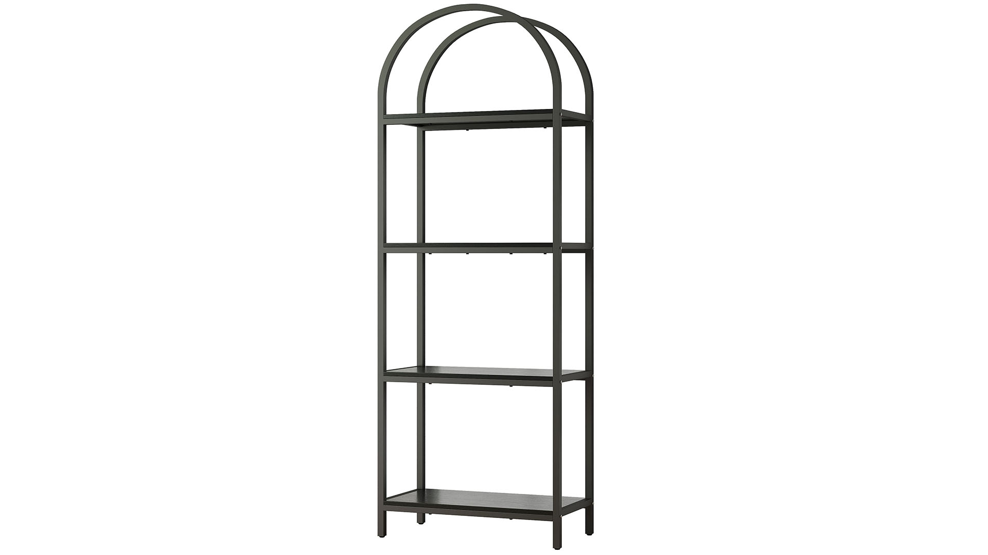 Amazon.com: Kogven Bookshelf Arched Bookcase, Industrial 4-Tier