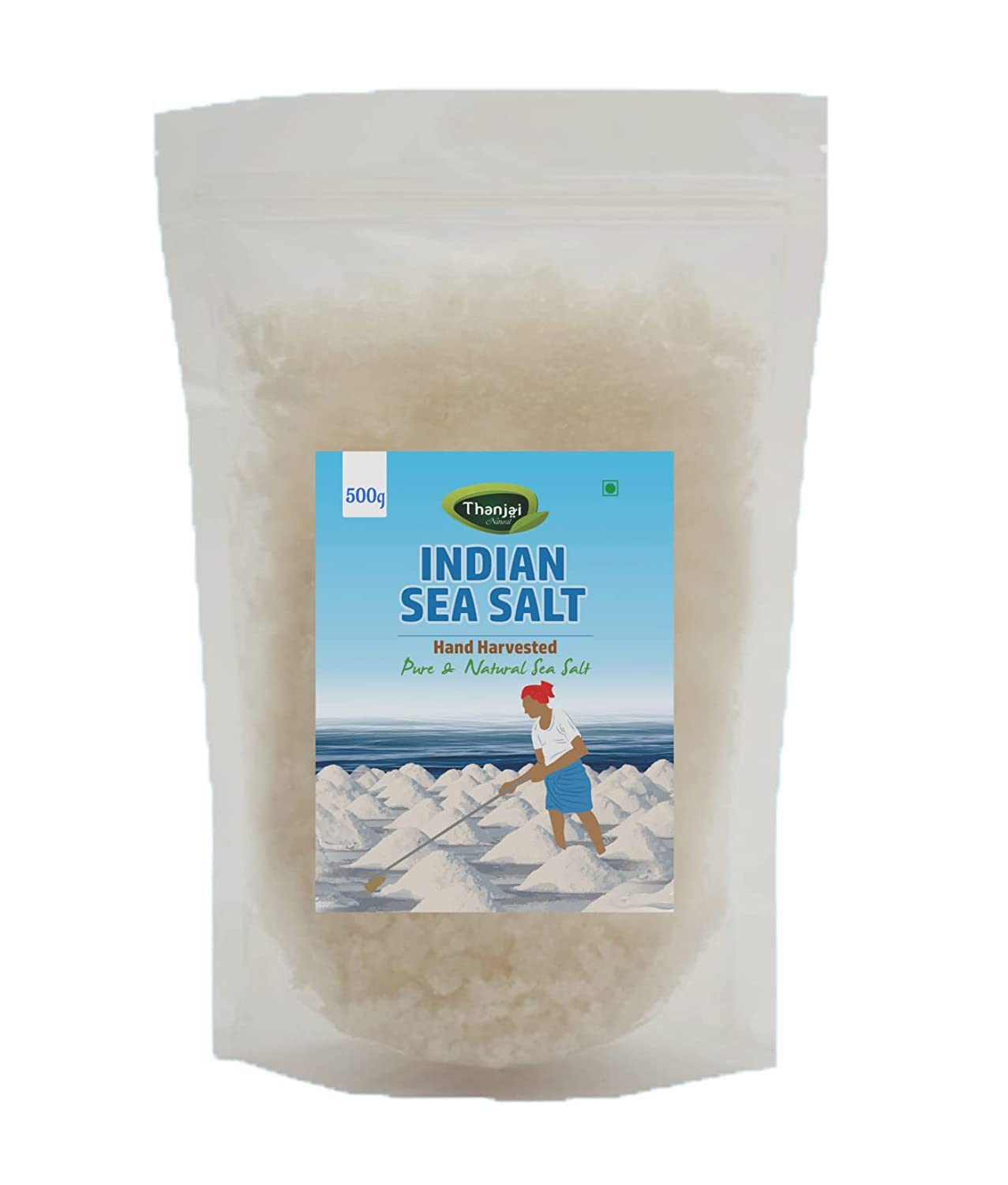 Thanjai Naturals Indian Natural Sea Salt 100% Natural for Healthy Cooking - 500g (B091TSYD8P) Amazon Price History, Amazon Price Tracker