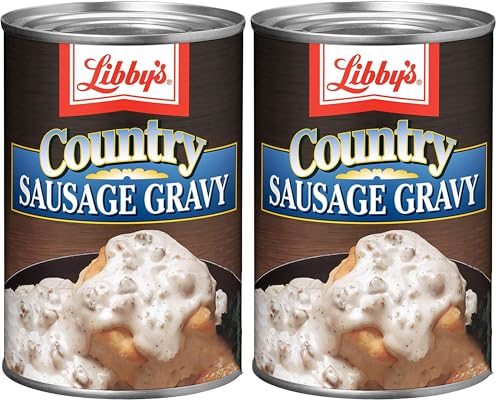 Libby's Country Sausage Gravy, Canned Gravy, 12-15 OZ Cans (Pack of 2)