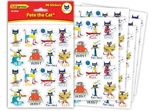 Teacher Created Resources Pete The Cat Stickers (EP63935)
