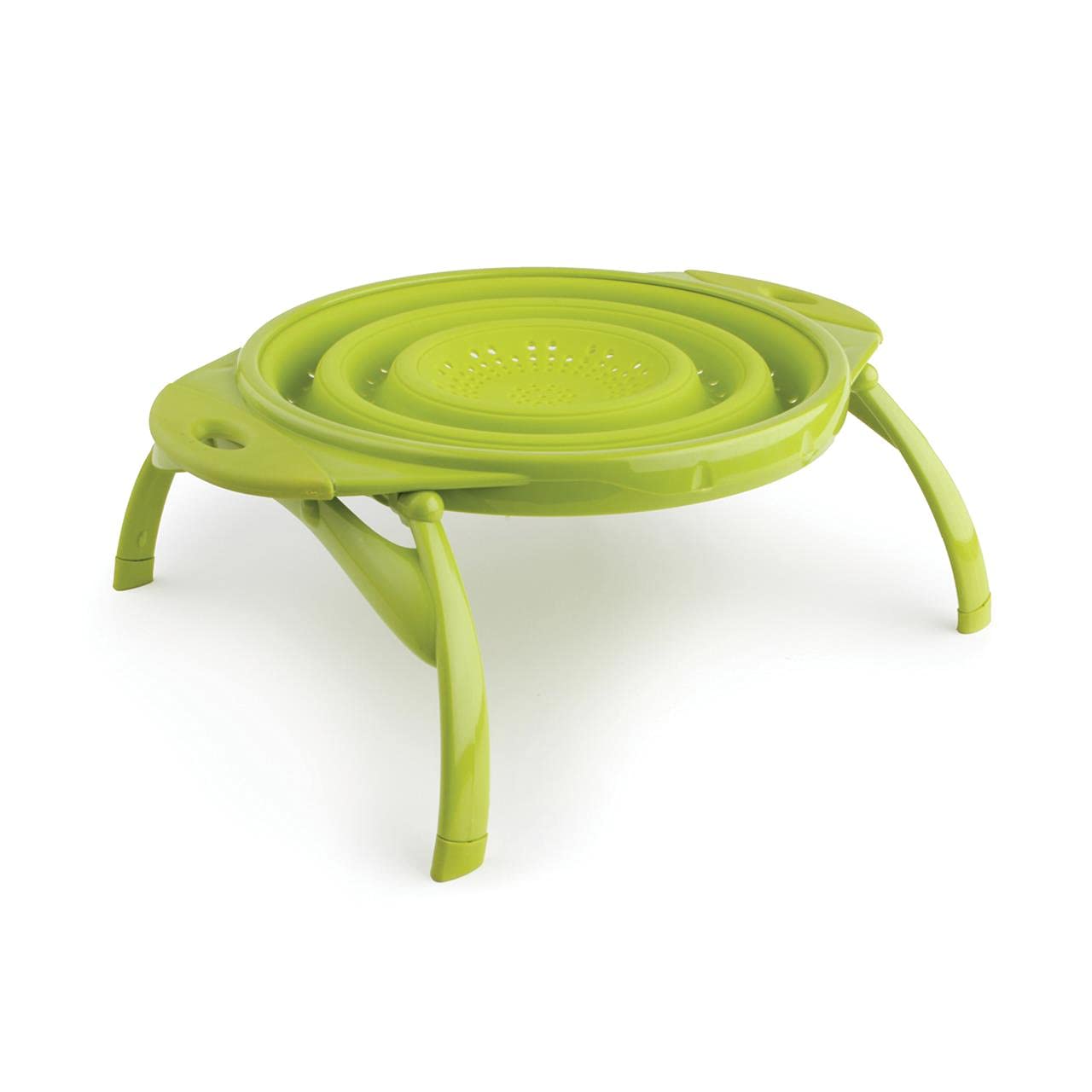 Dexas Pop-Abtropfsieb aus Silikon 10-Inch Massives Grau