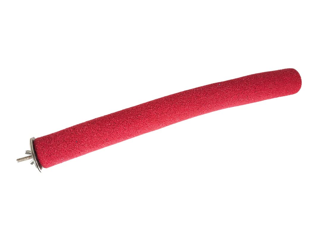 KSK 40mm Pet Bird Parrot Toys Paw Grinding Cage Clean Tool Macaw Stand Sandy Perch for Bird Larger Cockatoos cage Accessories(16Inch,Red) (B00X7D6TGG) Amazon Price History, Amazon Price Tracker
