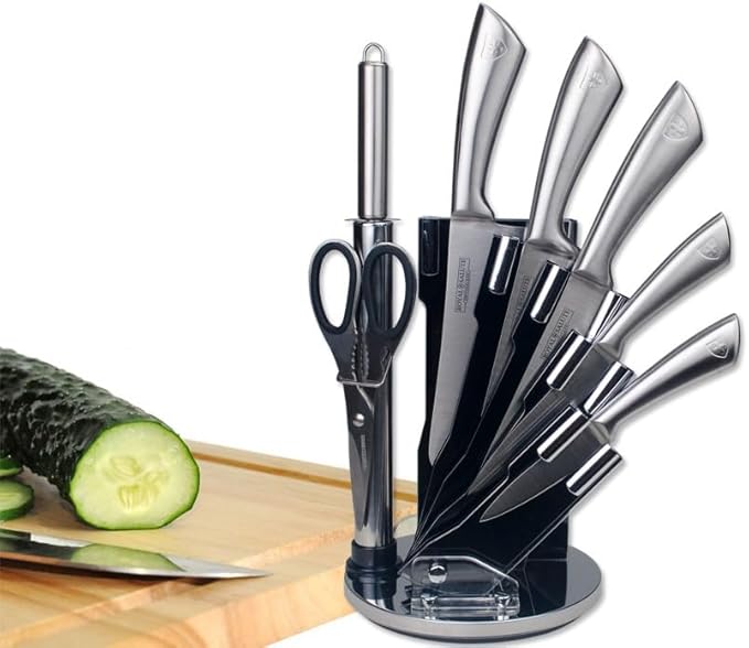 Set Cuchillos Cocina 8 Piezas Acero Inoxidable miniatura 3