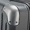 Traveler's Choice New London II Hardside Expandable Spinner Luggage, Gray, Checked-Medium 26-Inch
