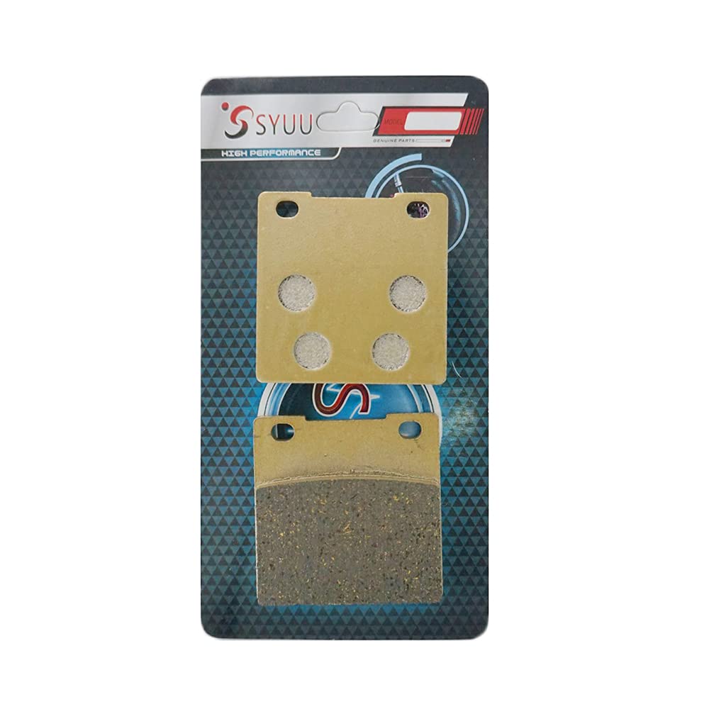 SYUU Klocki hamulcowe motocyklowe z włókna miedzianego z przodu do Suzukii GSX 400 1994-1996 GSF 600 Bandit 1995-1999 FA142F FA063R