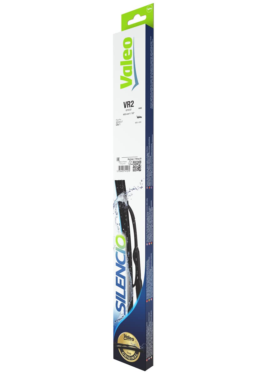 VALEO Silencio Tergicristallo VR36 Spazzola Tergicristallo Convenzionale di Lunga Durata, Resistente, ottima per Tutte le Stagioni 260mm Posteriore Confezione da 1, singola 574281